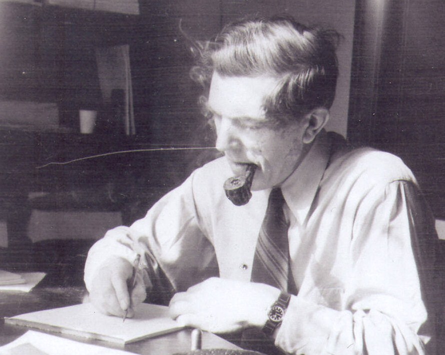 Trygve Haavelmo ved Cowles Commission, University of Chicago i mars 1947.